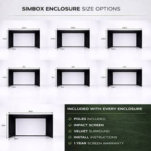 Load image into Gallery viewer, SimBox Golf Simulator Enclosure - Available in 7 sizes
